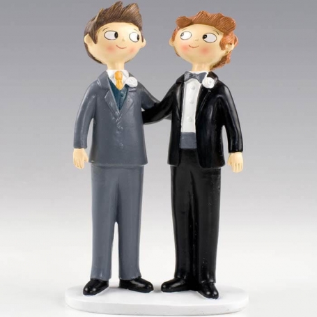 Figuras para tartas boda gay originales