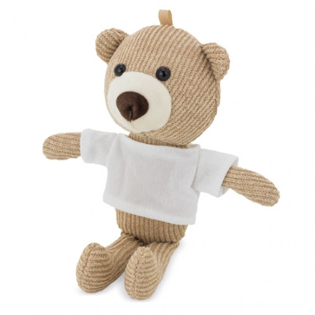 Oso de peluche pequeño de 20 cm con cuerda para colgar