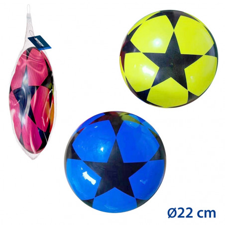 Pelota de PVC con diseño de estrella