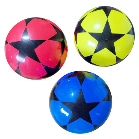 Pelota de PVC con diseño de estrella