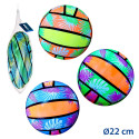 Pelota voleibol colores neon 22cm para detalles niños