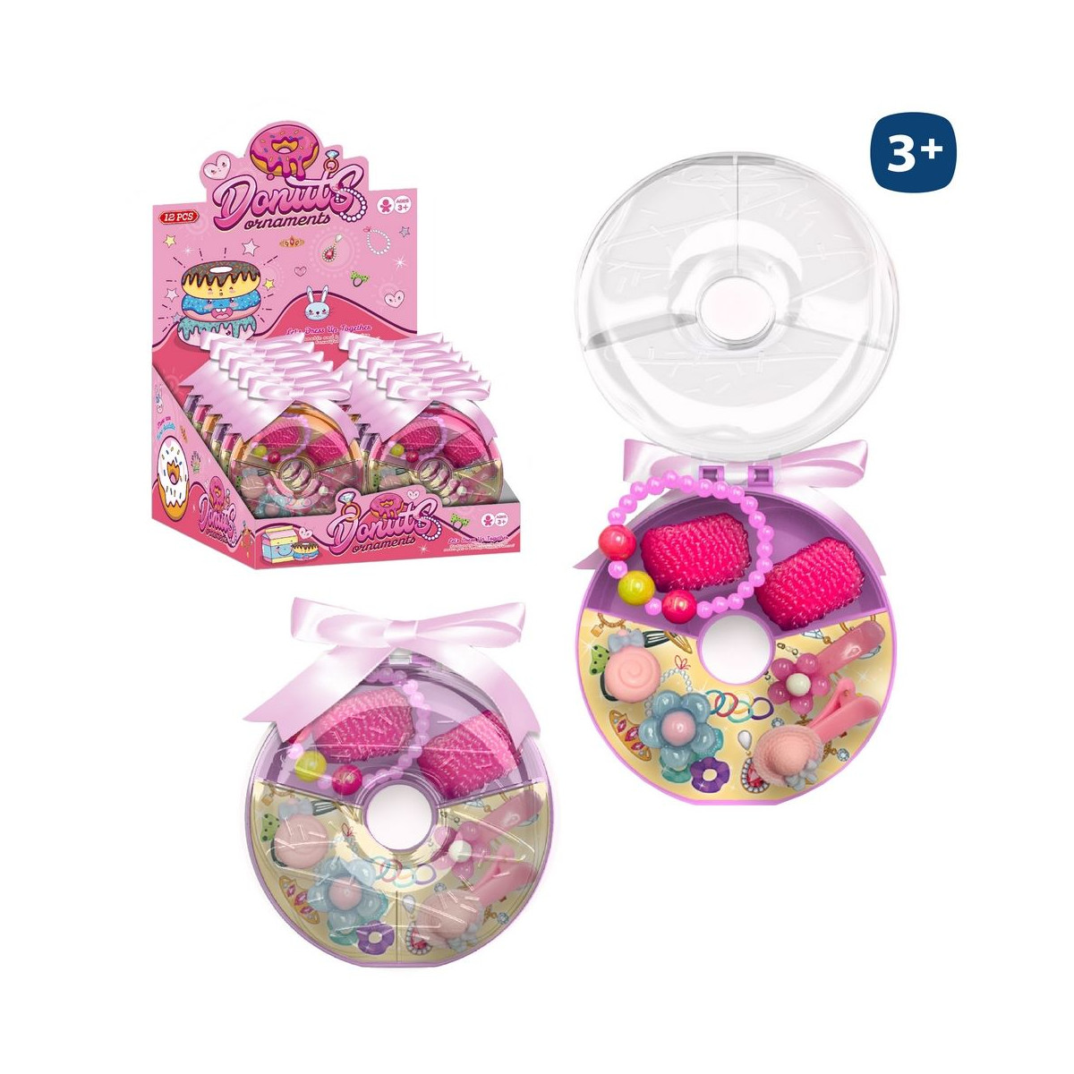 Cuentas y abalorios para pulseras de niñas en caja individual