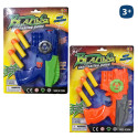 Pistola lanza dardos para niños