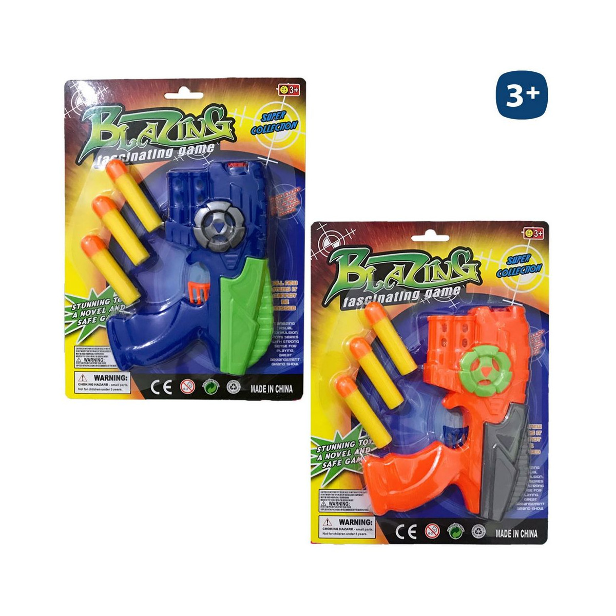 Pistola lanza dardos para niños