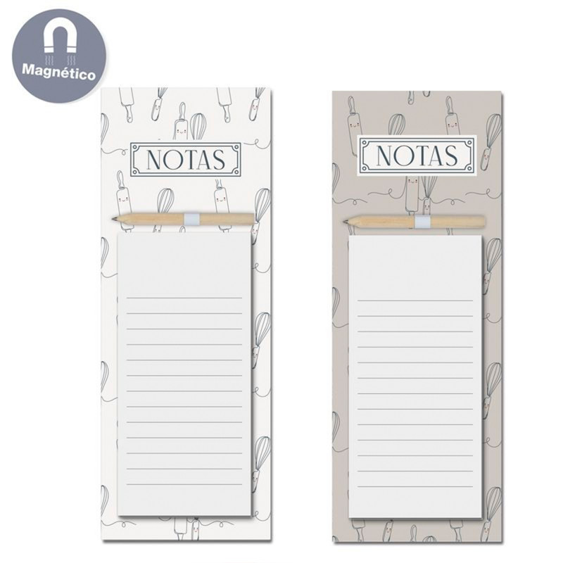 Bloc notas magnético para cocina para detalles