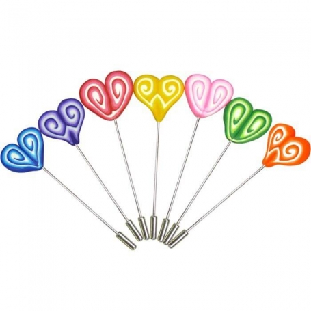 Alfileres Corazón Invitadas