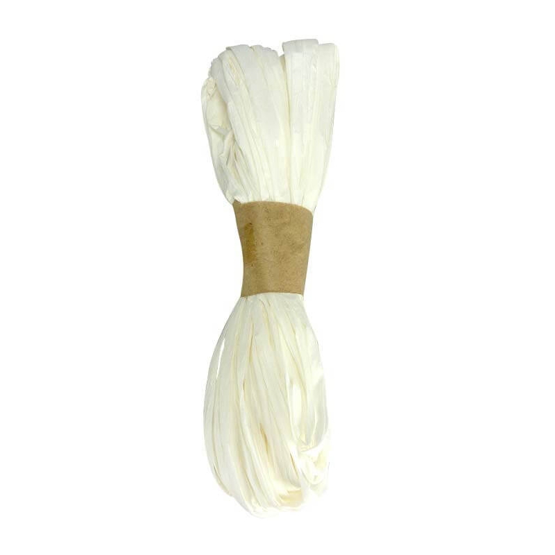 Cinta Rafia para Regalos Blanca Cinta Rafia para Regalos Blanca