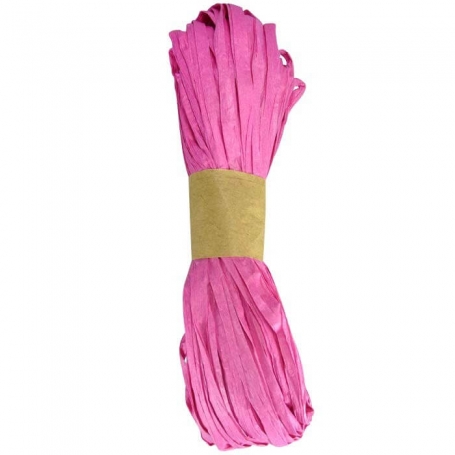 Cinta Rafia Fucsia