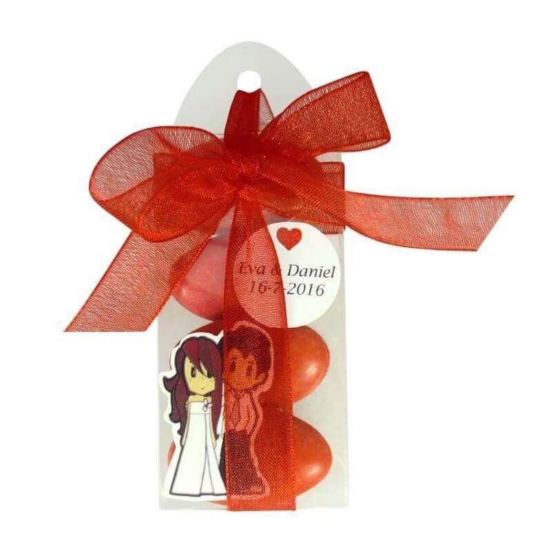 Chocolate para regalar en bodas detalles personalizados