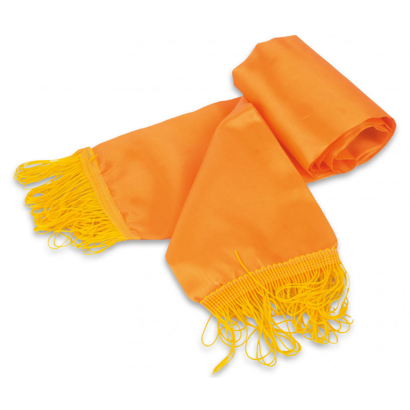 Bufanda clásica en color naranja