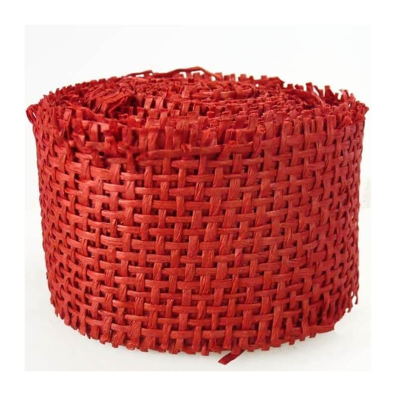 Rollo Cinta Rejilla Roja Rollo Cinta Rejilla Roja