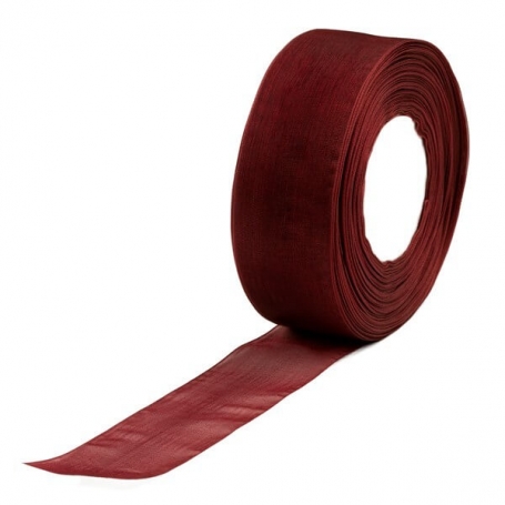 Cinta De Organza Granate