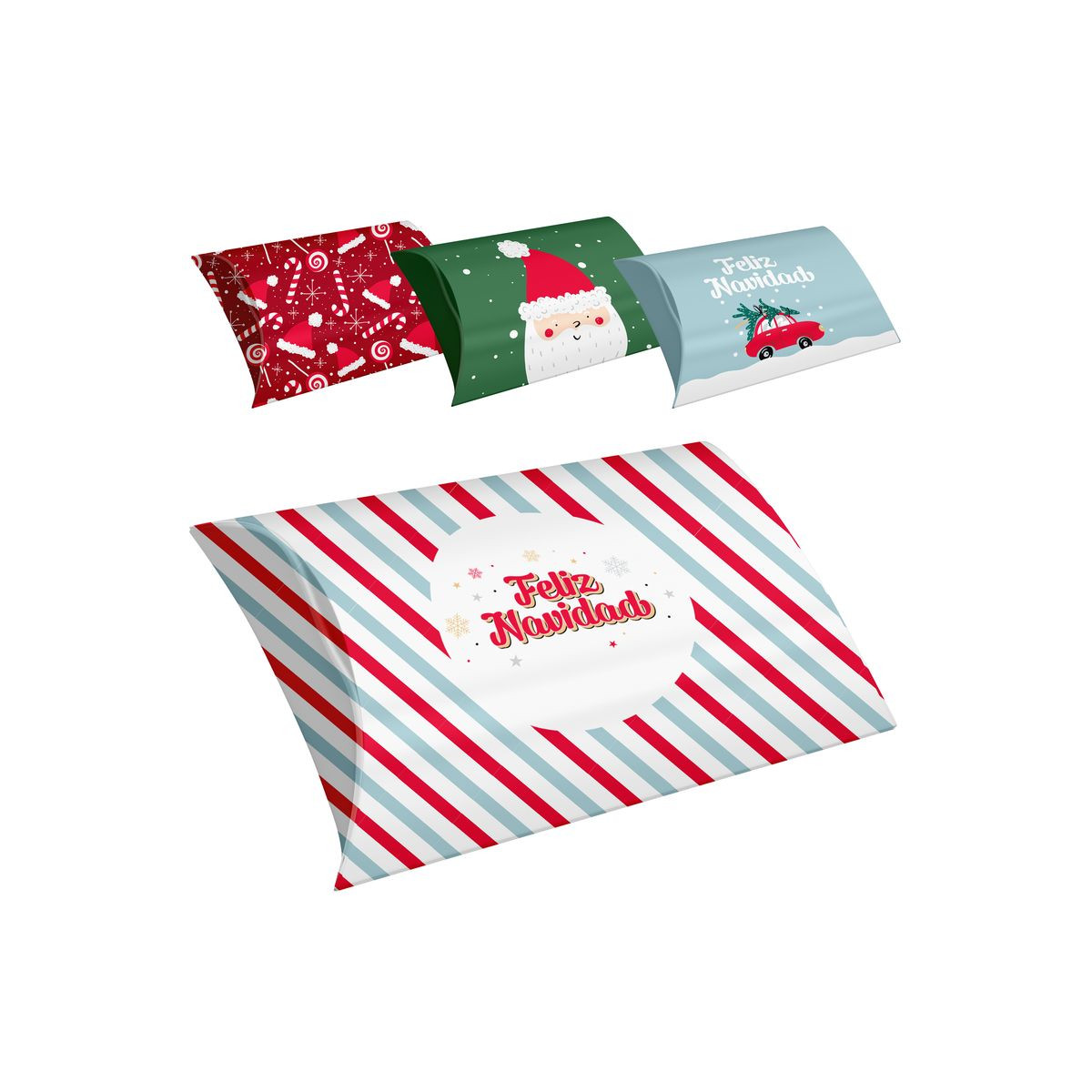 Cajas de navidad 4 modelos diferentes 20.5x32.5cm