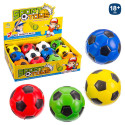 Pelota de foam diseño fútbol colores 10cm para jugar