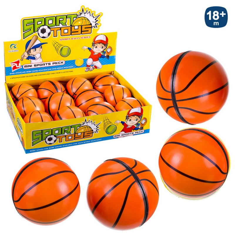 Pelota De Foam Realista Diseño Baloncesto Para Jugar