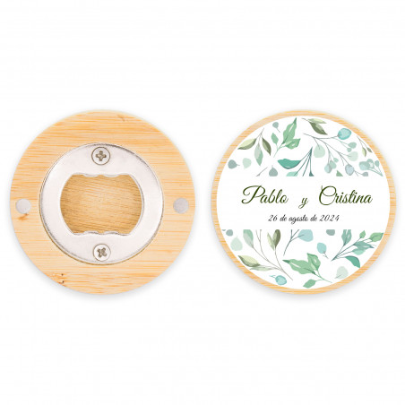 Ideas Originales y Útiles para Invitados Abridor de Madera