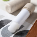 Bálsamo labial en barra personalizado con bolsa rústica para bodas