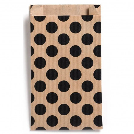 Sobres de papel kraft con diseño de lunares