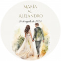 Detalles Boda Originales Soporte de Bambú para Móviles Personalizado