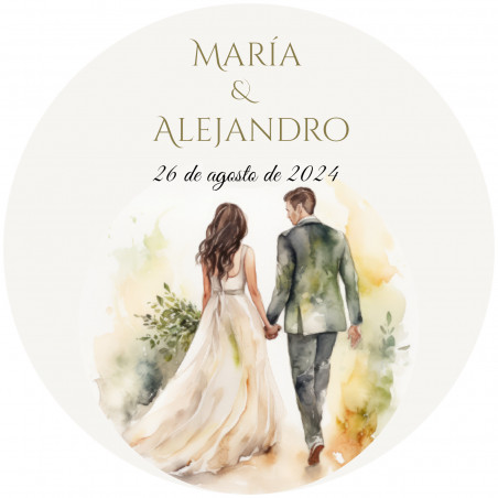 Detalles Boda Originales Soporte de Bambú para Móviles Personalizado
