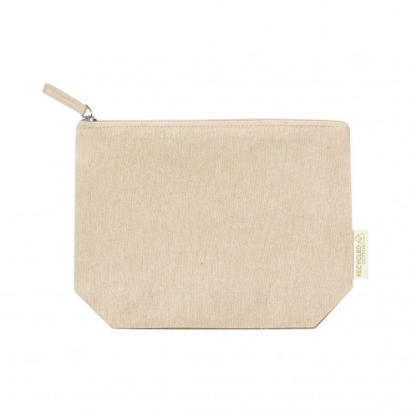 Bolsa de algodón de tela y yute con neceser para detalles