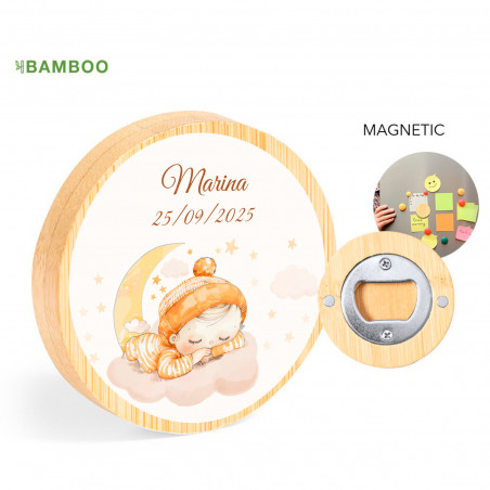 Detalles Bautizos Originales Abridor magnético personalizado