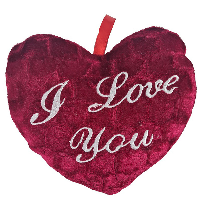 Cojín De Peluche En Forma De Corazón