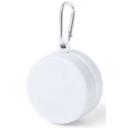 Vaso plegable reutilizable con adhesivo de unicornio y llavero