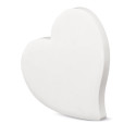 Iman ceramica blanco en forma de corazón para sublimar
