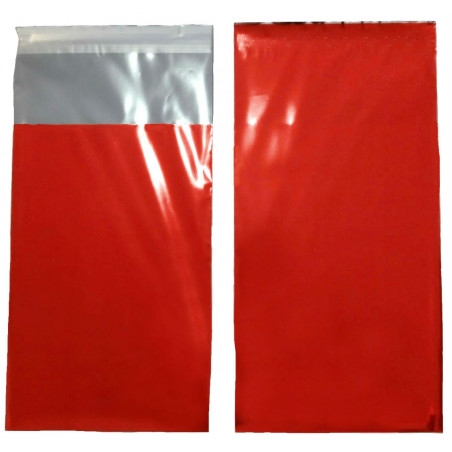 Bálsamo labial rojo esférico en bolsa metalizada y adhesivo personalizado para navidad