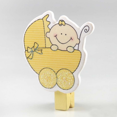 Pinzas De Madera Decoradas