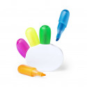 Marcadores fluorescentes personalizado con adhesivo de navidad