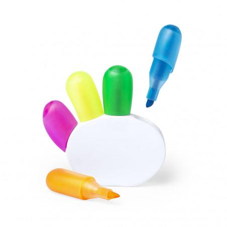 Marcadores fluorescentes personalizado con adhesivo de navidad