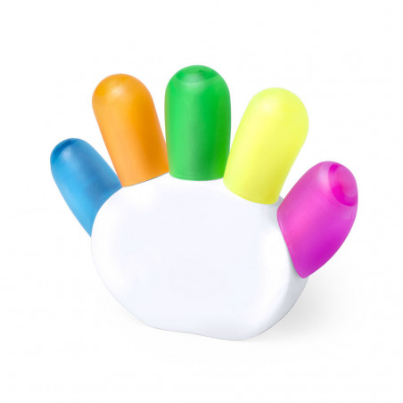 Marcadores fluorescentes personalizado con adhesivo de navidad
