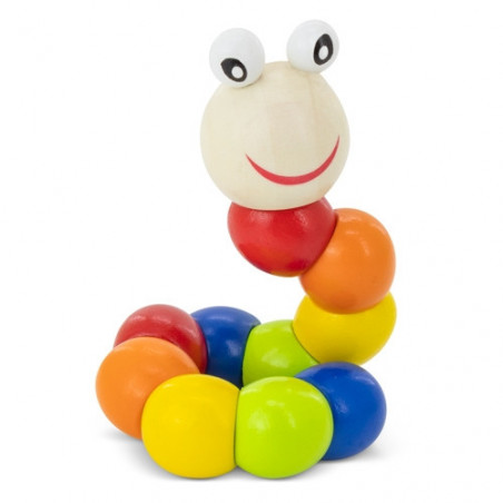 Gusano de juguete para regalar en navidad en guarderías