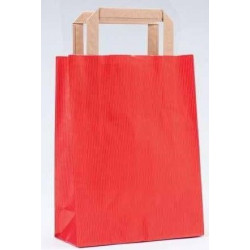 Delantal Y Gorro De Cocina Infantil Rojos En Bolsa De Papel Con