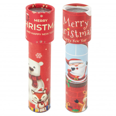 Pack con 4 caleidoscopios de navidad para regalar