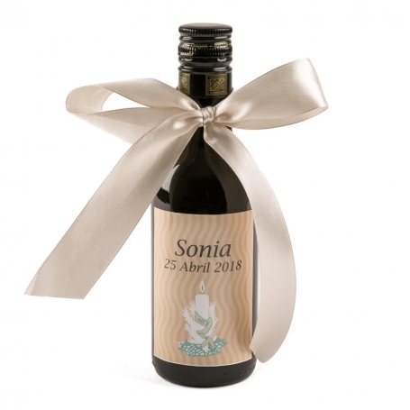 Vino para regalar en comuniones personalizado