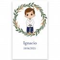 Detalles Comunión Niño Palo Selfie Personalizado