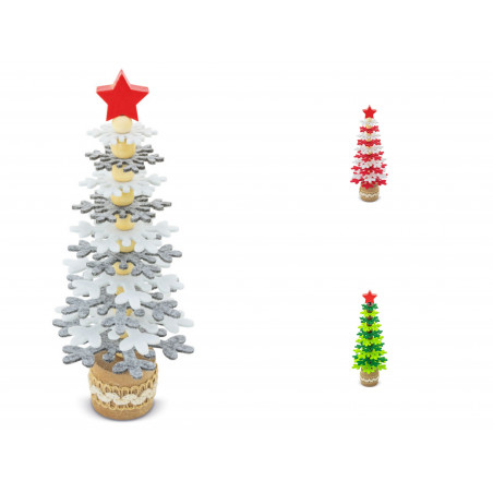 Detalles Navideños Arbolito de Navidad para montar y decorar