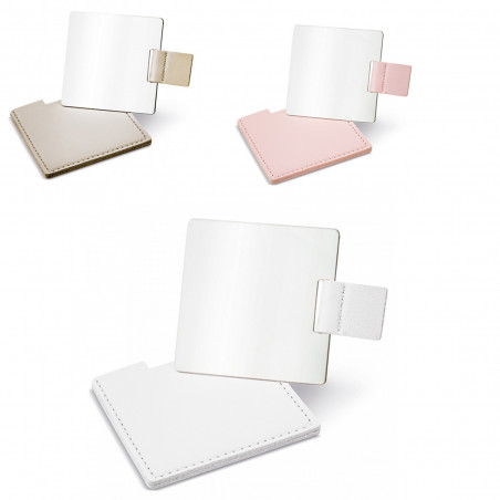 Regalos Invitados y Empresas Espejo rectangular con funda