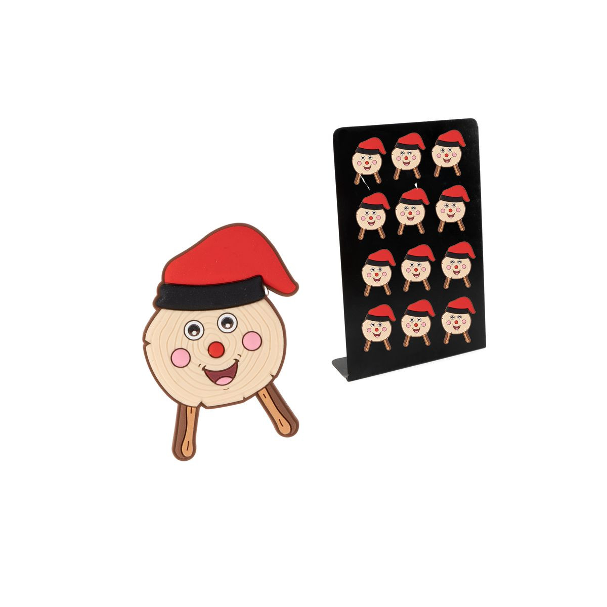 Imán navideño del tío de nadal