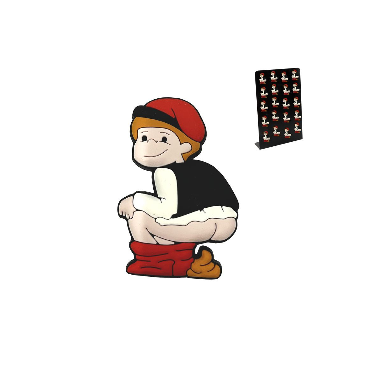 Imán navideño del caganer
