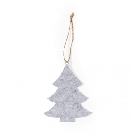 Set de 3 adornos de navidad de fieltro en funda personalizada