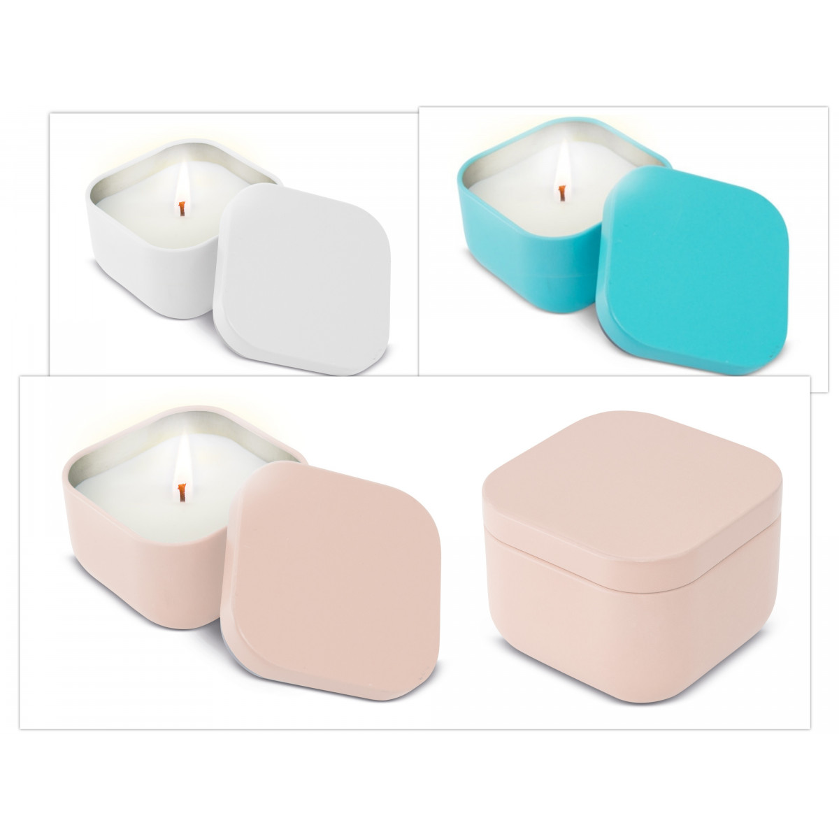 Ideas Originales Invitados Vela Aromática en Caja