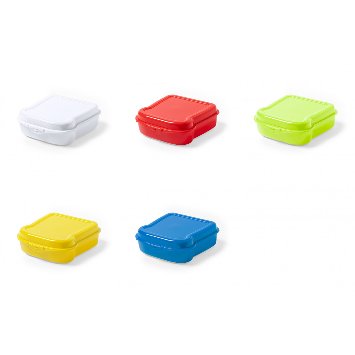 Fiambrera para Sándwich 450ml Práctica Colorida y Segura