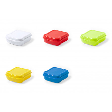 Fiambrera para Sándwich 450ml Práctica Colorida y Segura