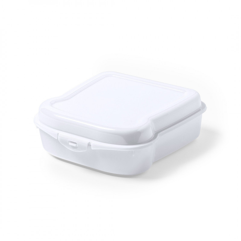 Fiambrera para niño blanca de 450ml ideal para meriendas, eventos y regalos prácticos