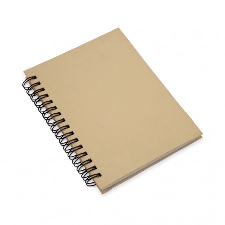Libreta con tapas de cartón reciclado: práctica, sobria y lista para todo