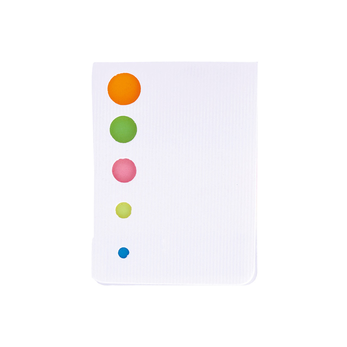 Bloc de notas adhesivas con diseño troquelado ideal como detalle para eventos